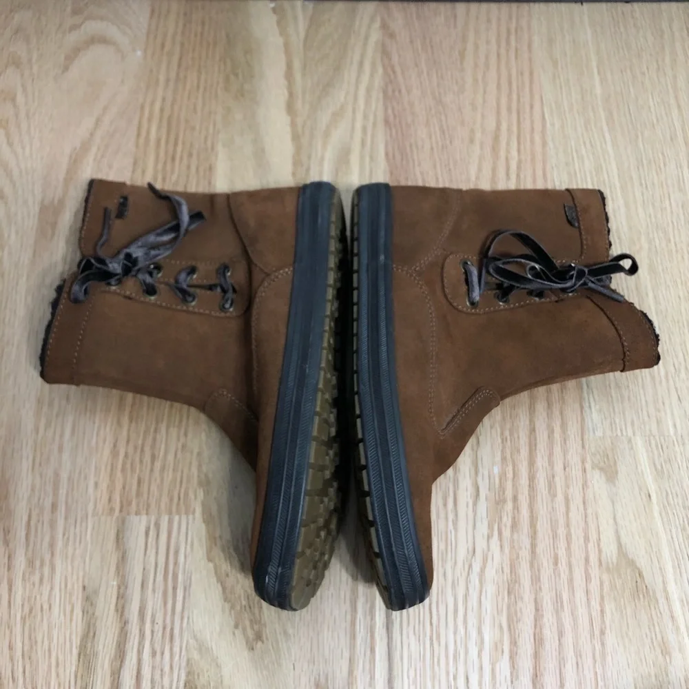 Keds Sunnyside Leather Boots Sz 6 Brown Women’s